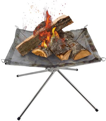 PORTABLE CAMPFIRE STAND