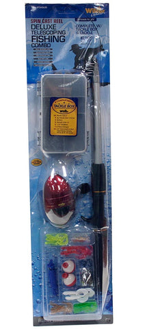 SPINCAST REEL DLX TELESCOPING COMBO