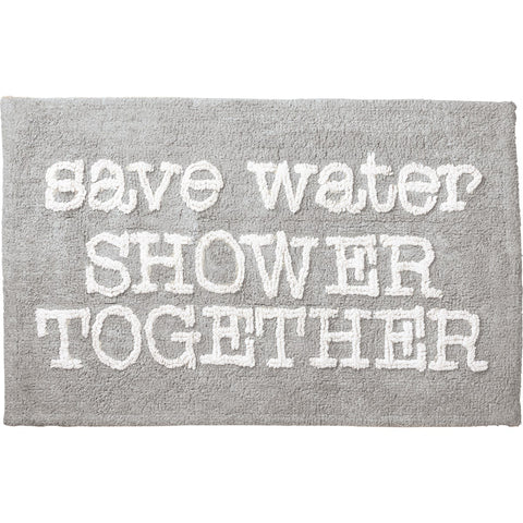 Bath Rug - Save Water Shower Together