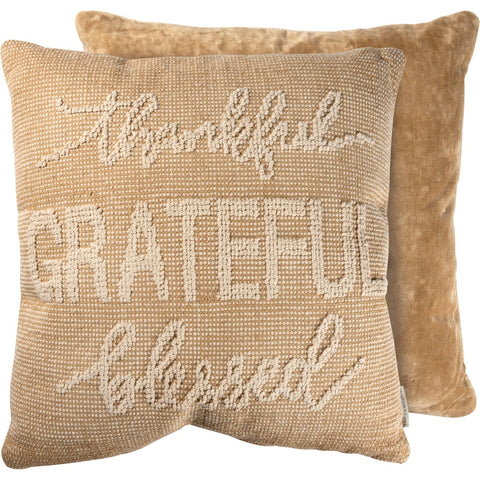 Pillow - Thankful Grateful Blessed