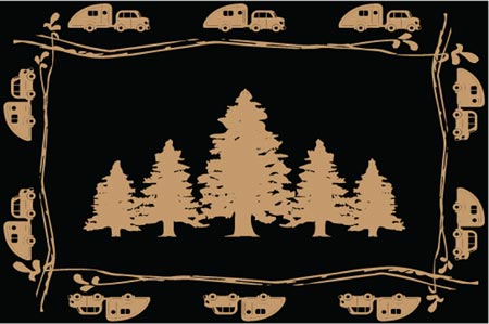 GROUND MAT 9'x12' CAMPER CAR/TREES