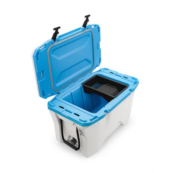 COOLER CURRITUCK 50 QUART WHITE/CYAN