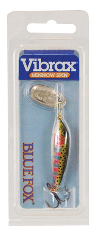 VIBRAX MINNOW SPIN 3/16 RNBW TROUT