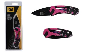 CAT KNIFE PINK CAMO