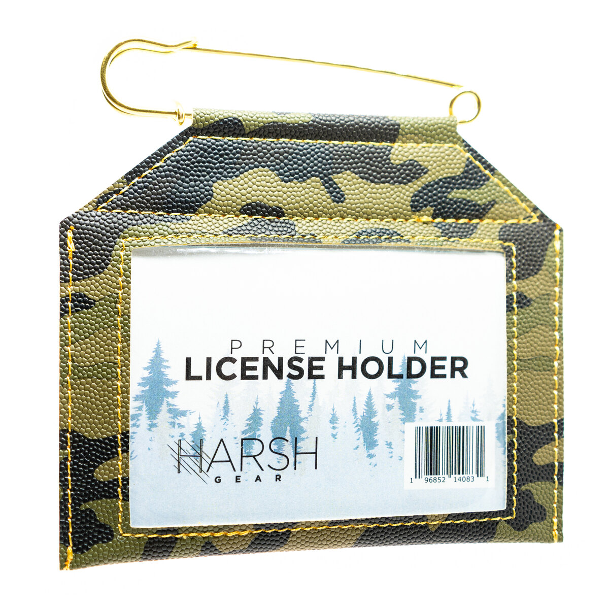 Premium License Holder, Woodland Camo