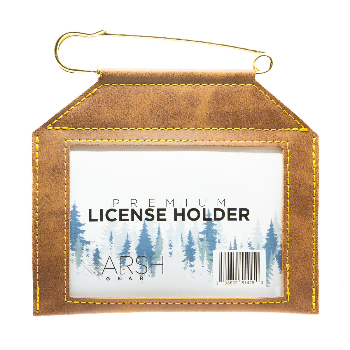 Premium License Holder, Saddle Tan